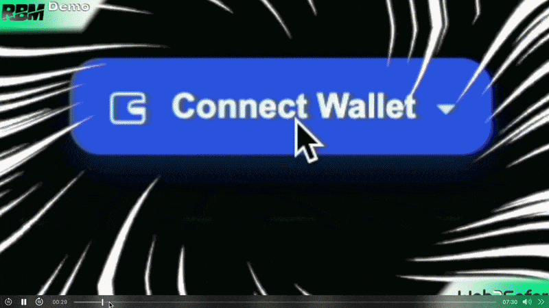 Animated preview of the RBM Protocol demo